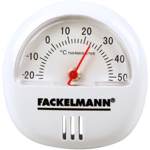 Fackelmann Thermometer mit Magnet 6 cm Weiß