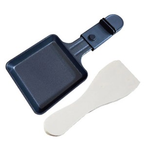 Raclette-Pfännchen mit Holzspachtel für Silva Homeline Raclette PK-R 088.