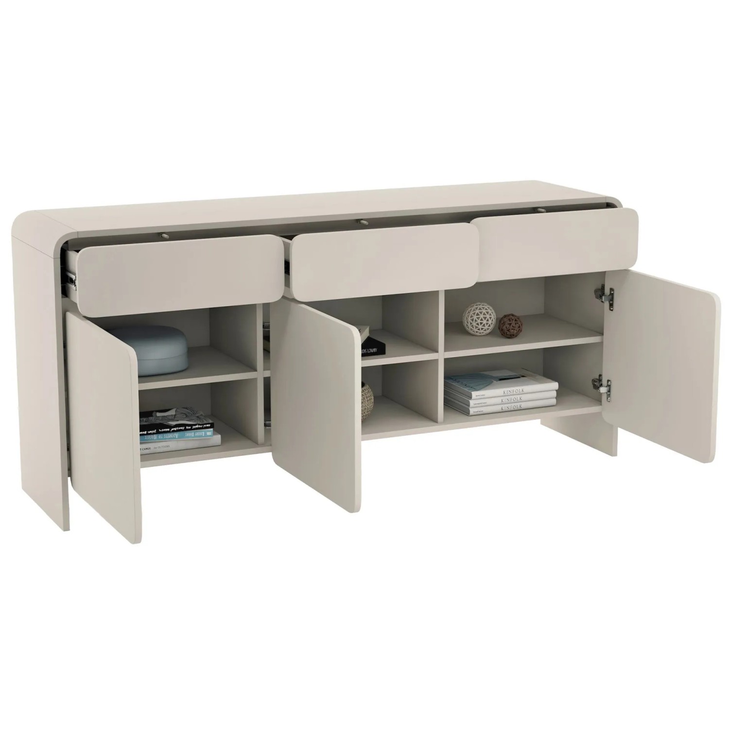 Selsey Sideboard Lummo Dreitürig mit Drei Schubladen 156 cm Kaschmir_8