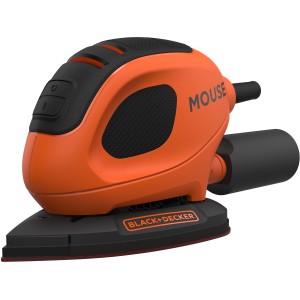 Black+Decker Dreieckschleifer BEW230 Mouse® in Orange und Schwarz.