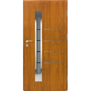 Splendoor Thermospace Haustür Berlin Prime Golden Oak 210x100 cm R