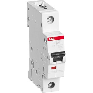 ABB Einbauautomat 1-polig, 10 A, Leitungsschutzschalter für Tragschiene.