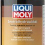 Liqui Moly Zentralhydrauliköl 1 l im schwarzen Behälter mit rotem Deckel.