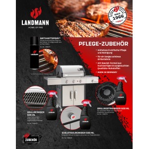 Landmann Antihaftspray 250ml für Grillutensilien: Schützt Grillroste vor Anhaften von Grillgut.