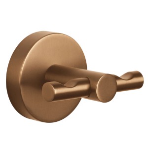 Tesa Moon Bademantelhaken, bronze, zur Wandmontage im Badezimmer.