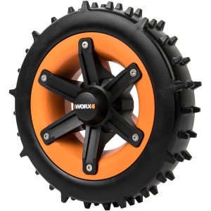 Worx Spike Räder WA0952 für Landroid Mähroboter, Zubehör für Rasenmäher für besseren Halt.