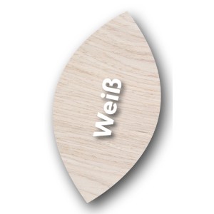 Muster von Ultra Nature BIO Hartwachsöl Weiß für Holzoberflächen.