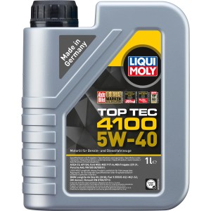 Liqui Moly Top Tec 4100 5W-40 Motoröl, 1 Liter Gebinde.