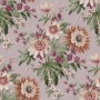 Boutique Vliestapete Martha Mauve mit Blumenmuster, elegante Dekoration für Wände.