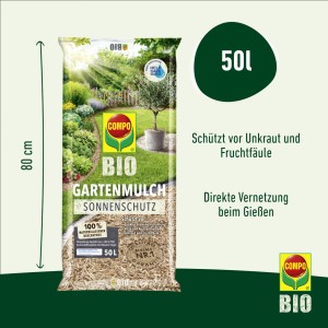 Compo Bio Gartenmulch mit Sonnenschutz 50 l