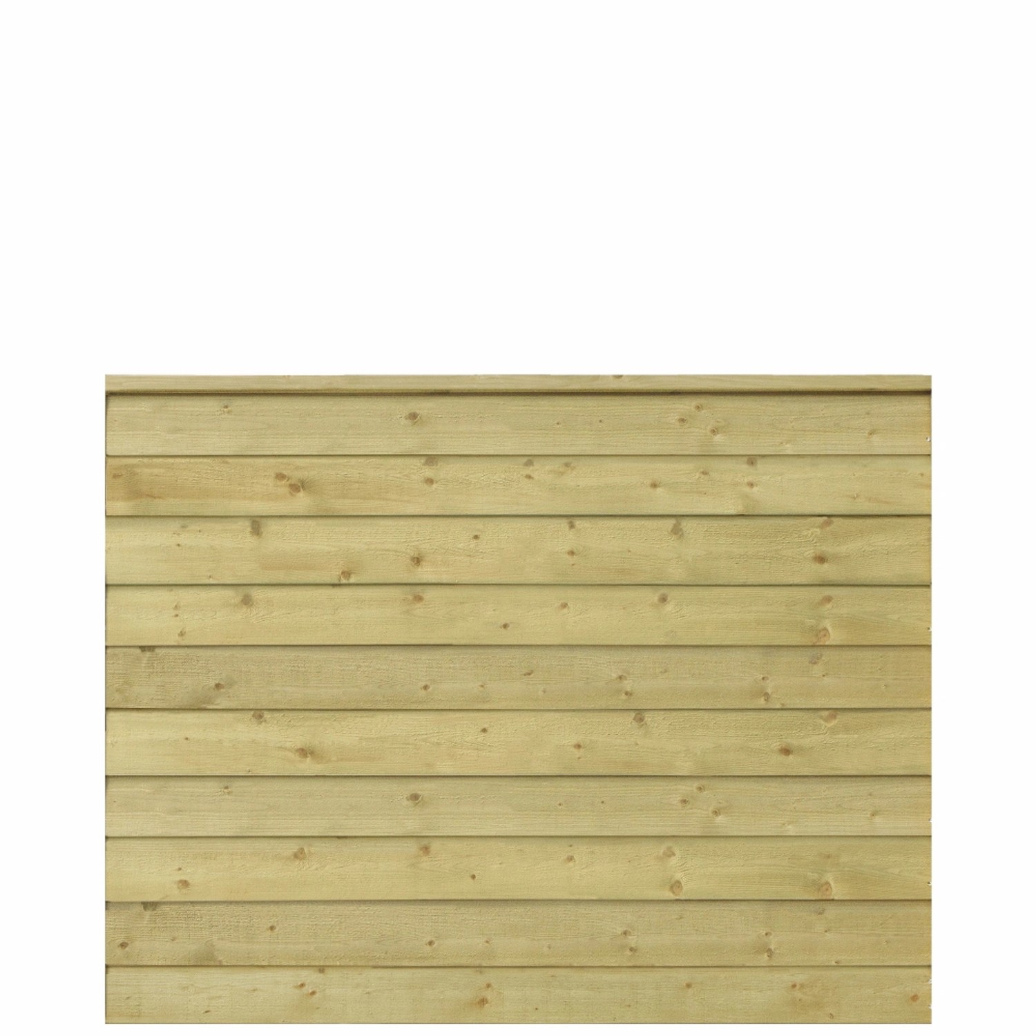Druckimprägnierter Sichtschutzzaun Klink aus Nadelholz, 174x129cm, Detailansicht der Holzstruktur.