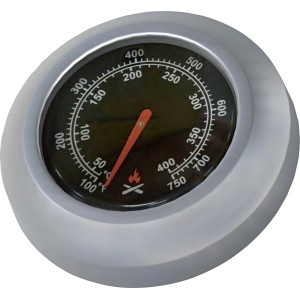 Ersatz-Deckelthermometer für Jamestown Drake Kombigrill, Edelstahl, bis 350°C.