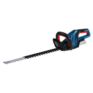 Bosch Professional Akku-Heckenschere GHE 18V-60 Solo, blau/schwarz, mit 60cm Messer.