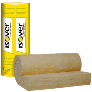 Isover Multi-Kombi Passivhaus Klemmfilz 100mm, Mineralfaser Dämmstoff Rolle