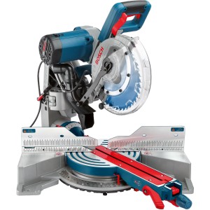 Bosch Professional GCM 10 GDJ Kapp- und Gehrungssäge mit Kreissägeblatt.