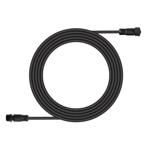 Schwarzes Segway Verlängerungskabel (10 m) für Navimow Mähroboter.