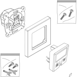 Schellenberg Rollladen Zeitschaltuhr Plus, Einzelteile und Zubehör im Überblick.