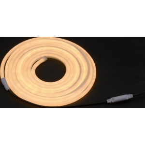 LED-Lichtschlauch, 6 m, warmweiß, flexibel für Haus und Garten.