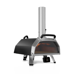 Ooni Karu 2 Pro Multi-Brennstoff Pizzaofen für den Outdoor-Bereich. Gasgrill mit Kamin und Temperaturanzeige.