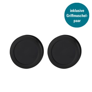 Novadoors Schiebetür-Set Ontario 190 cm Schwarz