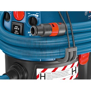 Bosch Professional GAS 35 H AFC Nass-/Trockensauger mit Schlauch, Detailansicht.