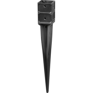 Bodeneinschlaghülse Kunststoff 71 mm x 71 mm x 900 mm