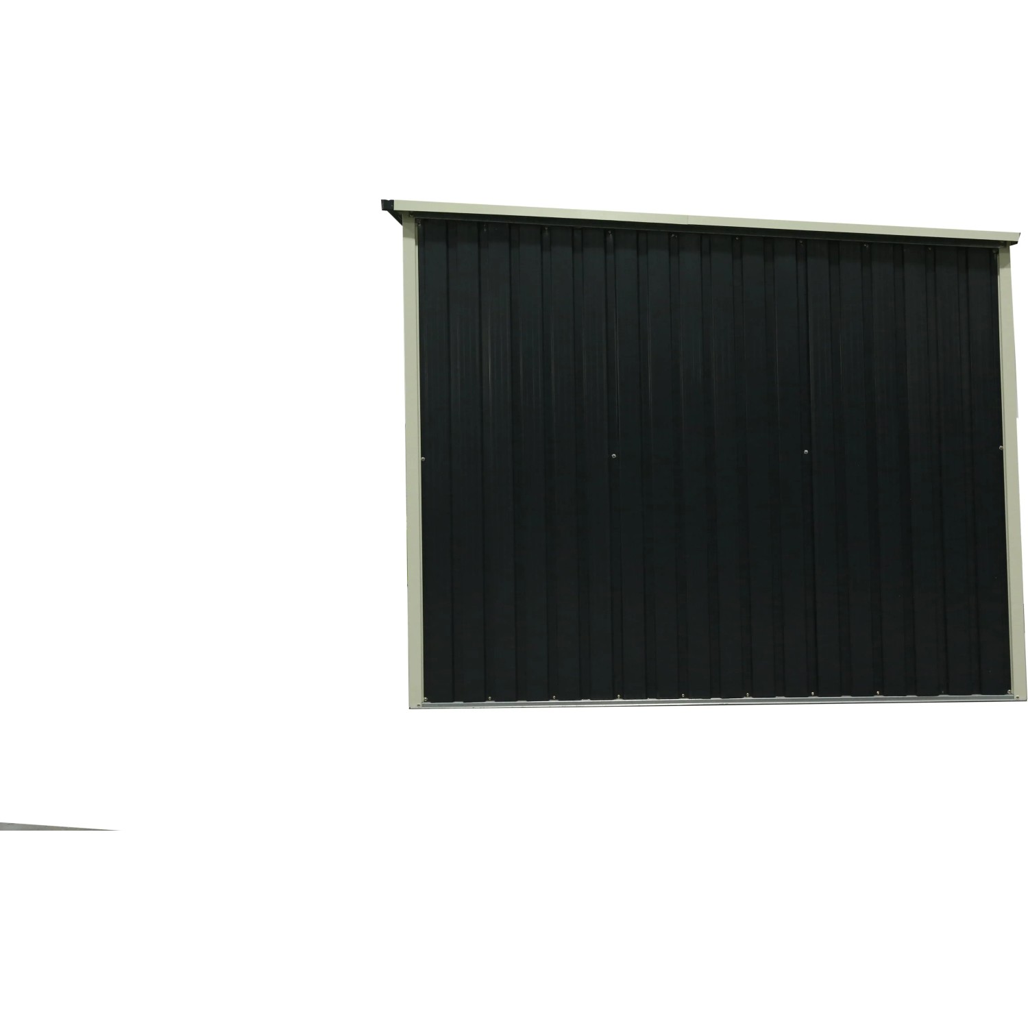 Westmann Fahrradgarage, anthrazitfarbener Unterstand aus Stahl, 203x200 cm, für Fahrräder und E-Bikes.