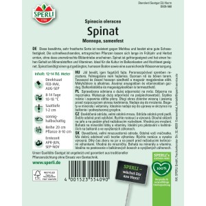 Sperli Saatgut Spinat Monnopa
