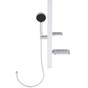Ideal Standard Brausekombination Silver mit 2-Funktions-Handbrause und Ablagen.