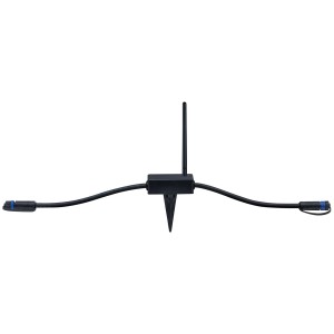 Paulmann Plug & Shine Controller, schwarz, für Außenbeleuchtungssysteme mit Erdspieß und Kabel.