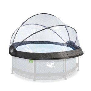 Exit Pool Abdeckung ECO Ø 244 cm, universelle Poolüberdachung für sauberes Wasser und Wärme.