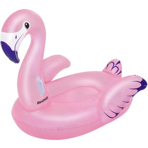 Bestway Schwimmtier Luxury Flamingo, aufblasbarer Flamingo in Rosa für Badespaß im Pool.