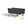 Emuca Außenschublade Concept 30Kg Höhe 185mm Tiefe 500mm Stahl Anthrazitgrau
