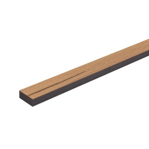 FN Acustico Wandleiste in Risseiche Optik, 240 cm lang, zur einfachen Wandgestaltung.