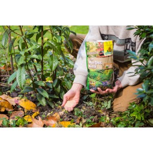 Anwendung von Neudorff Azet Herbst Kali Dünger für Pflanzen im Garten.