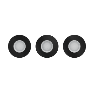 Philips Hue Smart-Einbauspot Xamento White & Color Ambiance Schwarz 3er Pack