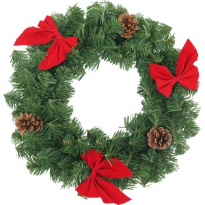 Kranz Ø 45 cm Dekoriert PVC Innen