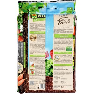 Palette Compo Bio Universal-Erde, torffrei & leicht, 72 Säcke à 30L. Ideal für Garten & Balkon.