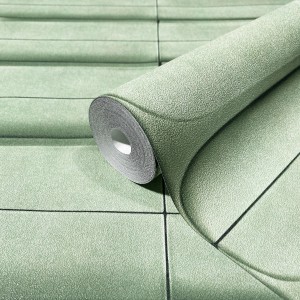 Rolle Marburg Vliestapete Shades Iconic 9, grafisch, modern, grün mit Linien.