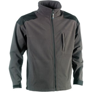 Herock Fleecejacke Mercury Taupe (Größe M) für Arbeitskleidung mit verstärkten Schultern.