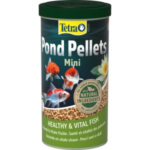 Tetra Pond Pellets Mini 1 l, Hauptfutter für kleine Teichfische.