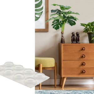 Wagner Elastikpuffer-Set EH3002 Ø 12 mm x 25 mm Transparent 24-tlg.