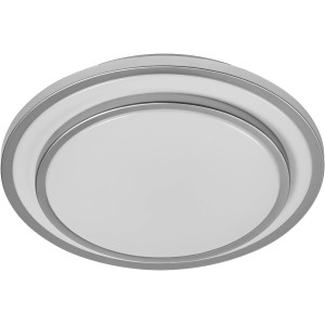 LEDVANCE LED-Deckenleuchte Orbis Berlin, silberfarben, Ø 29,3 cm. Moderne Deckenlampe für Innenräume.