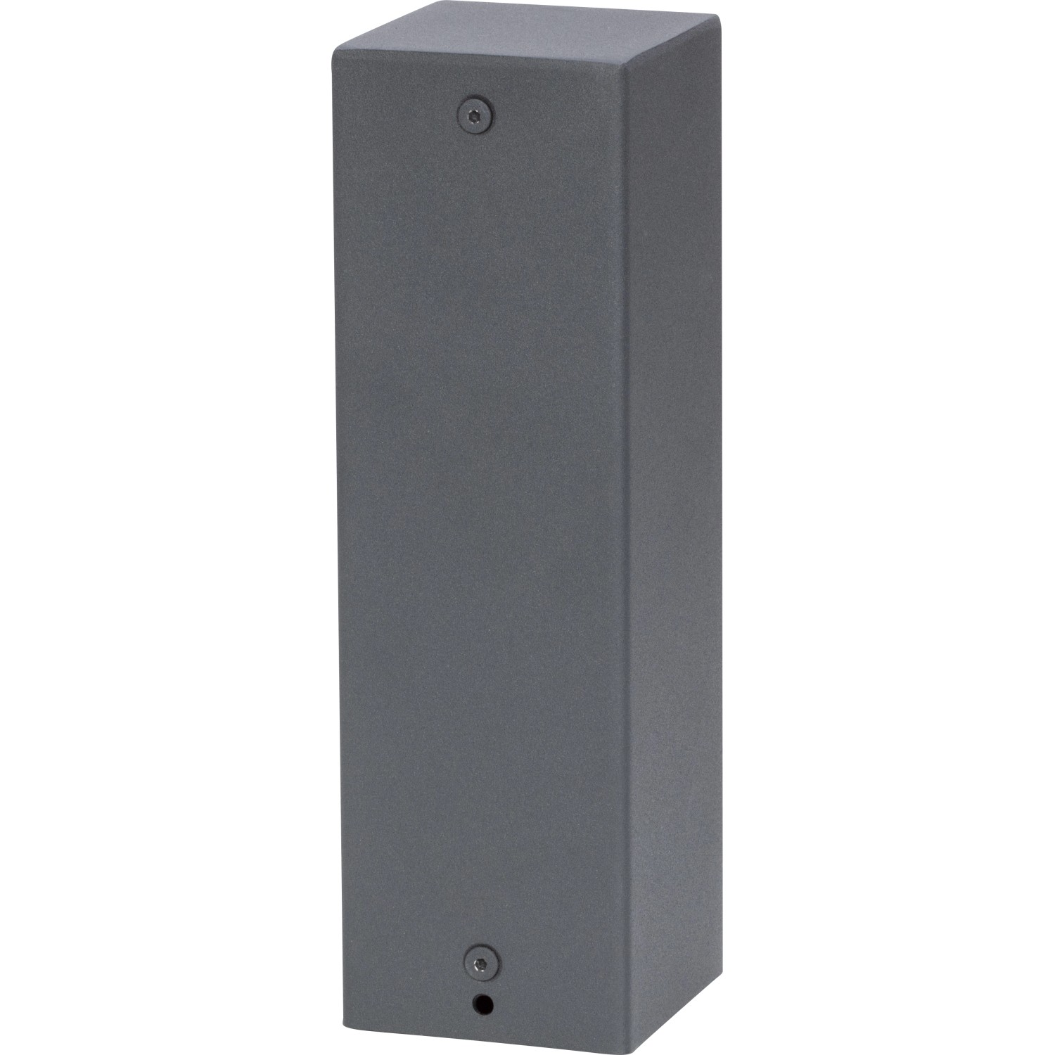 2-fach Steckdosensäule IP44 in Anthrazit für den Außenbereich.