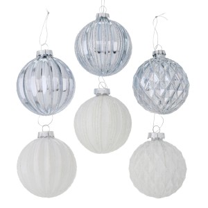 Boltze Weihnachtsglaskugel Xmas Felipa 6 Stück