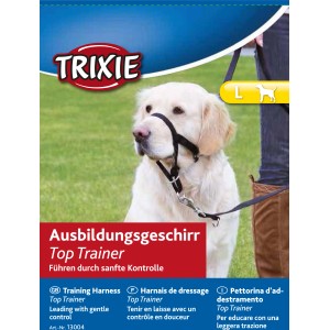 Trixie Top Trainer Ausbildungsgeschirr L in Schwarz am Hund