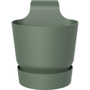 Laubgrüner Elho Easy Hänger Greenville, Ø 19 cm, Hängetopf für Balkon und Garten.
