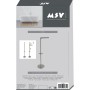 MSV Toilettenpapierhalter aus Edelstahl, freistehend mit Rollenreserve.