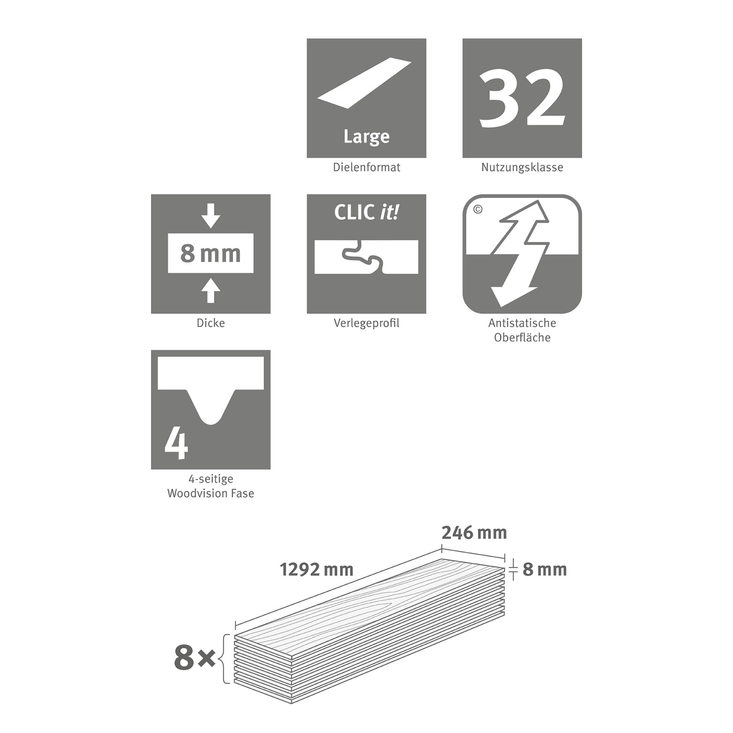 Egger NatureSense Laminat 8 mm Beige_7