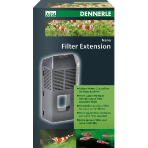 Dennerle Nano FilterExtension für Aquarien, Zusatzfilter für Nano Eckfilter.